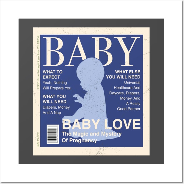 Baby Boy Cover Wall Art by Memory Valley Studios